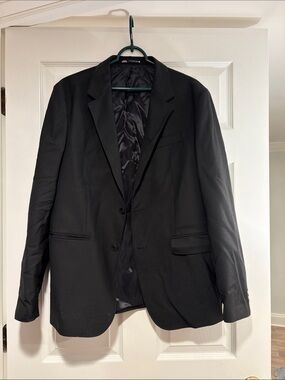 Zara Men's Black Two-Button Sport Coat